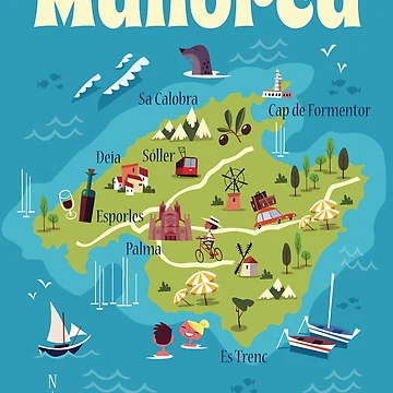 Imagen de la obra Cartel de Mallorca de Gary Godel