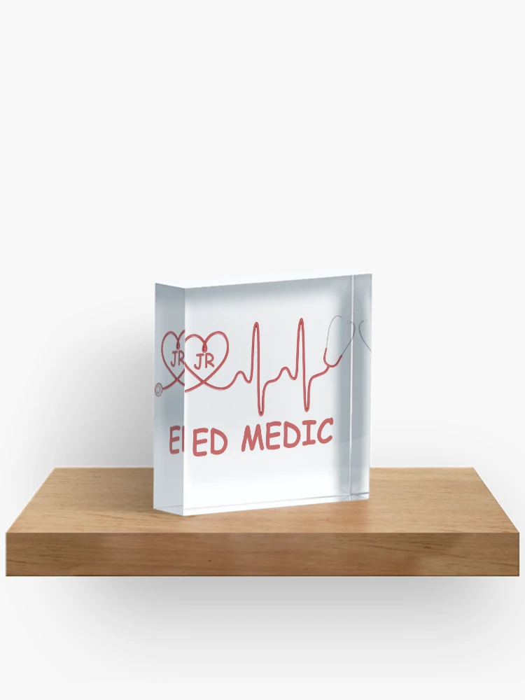 Imagen 2 de 5, Bloque acrílico con la obra ED Medic JR, diseñada y vendida por Ka1830.
