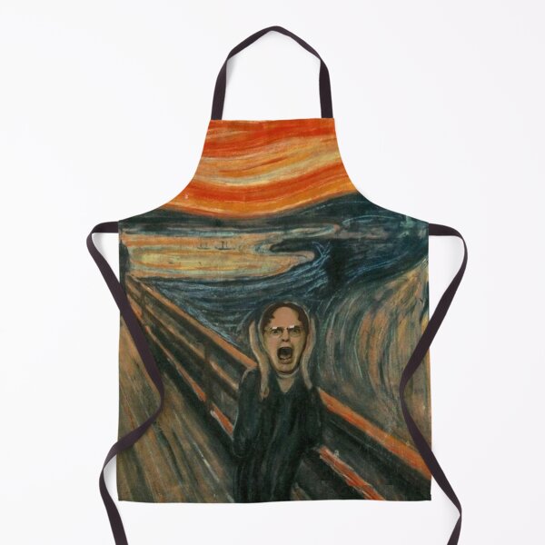 Item preview, Dwight Schrute Scream Painting designed and sold by Flakey-.
