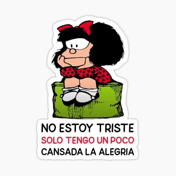 Item preview, Mafalda Quino Comics designed and sold by Elena's Shop.
