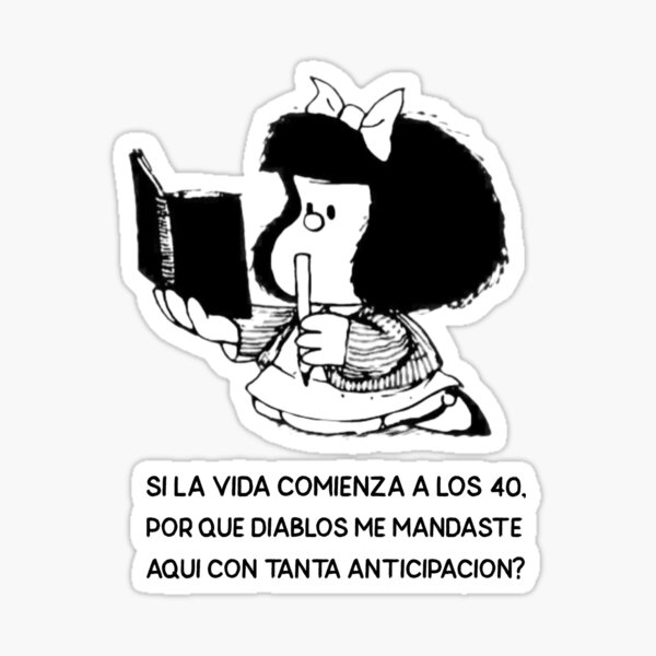 Item preview, Mafalda Quino Comics designed and sold by Elena's Shop.
