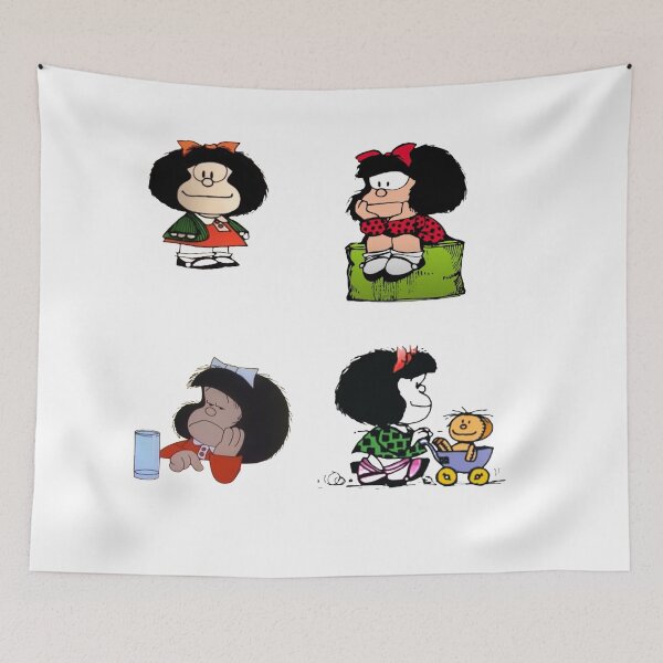 Item preview, Mafalda Quino Comics designed and sold by Elena's Shop.