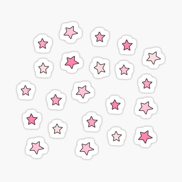 Item preview, Paquete de mini estrellas rosas designed and sold by colleenm2.