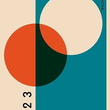 Artwork thumbnail, Bauhaus 1923 by JIMBOBS WALL ART