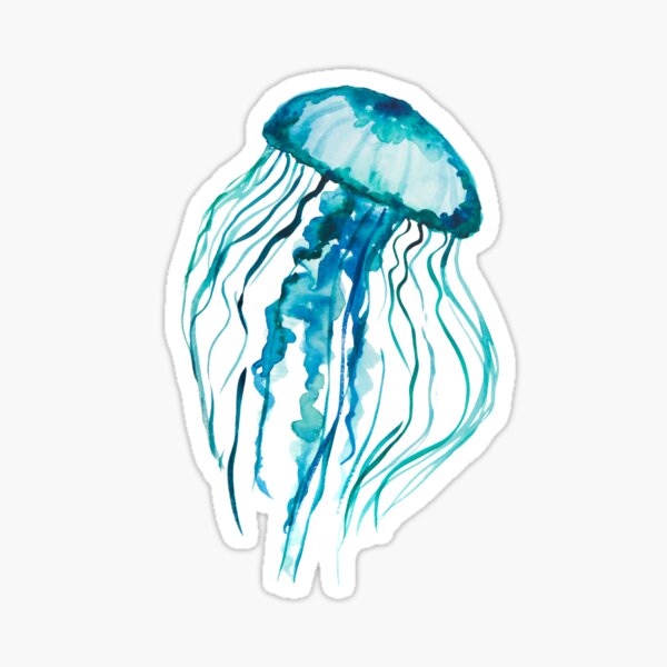 Item preview, Watercolor Jellyfish designed and sold by Ilze Lucero.