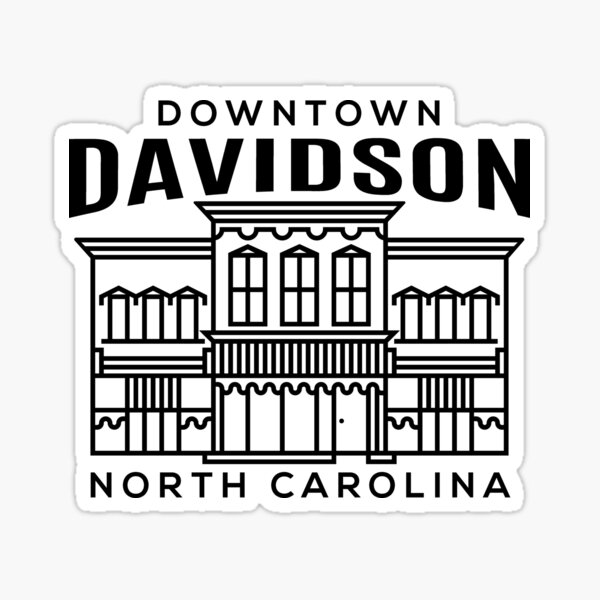 Aperçu de l'œuvre Centre-ville de Davidson NC créée et vendue par HalpinDesign.