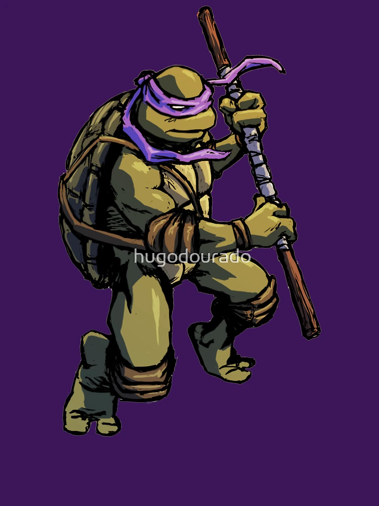 Thumbnail 7 of 7, Essential T-Shirt, Turtle Power DON designed and sold by hugodourado.