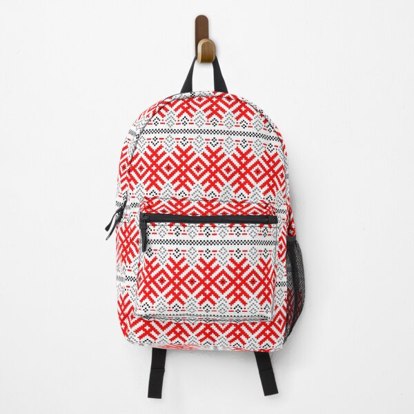 Item preview, Unity - Force Protection Abundance - Ethno Ukrainian Traditional Pattern - Slavic Ornament Red Black designed and sold by GrandTartaria.