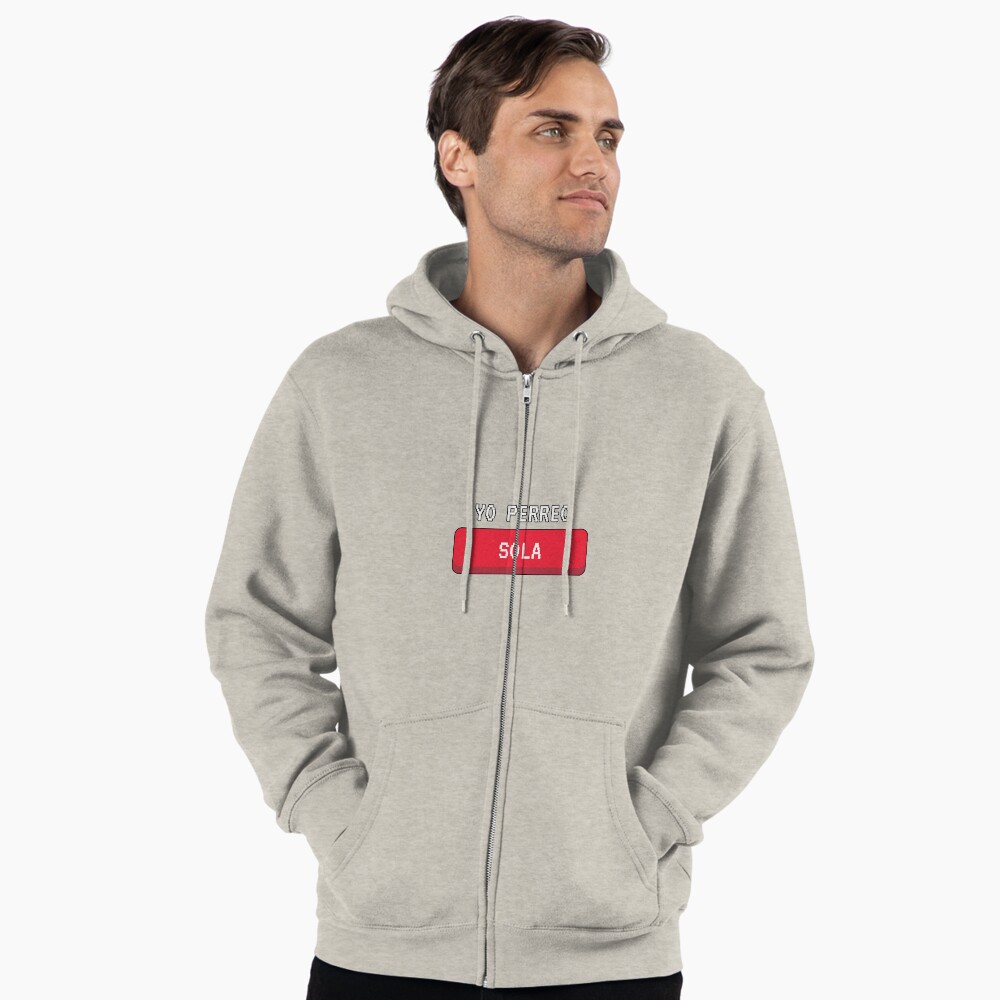 Vista previa del artículo con la obra «Sudadera con capucha y cremallera», diseñado y vendido por blazikin.