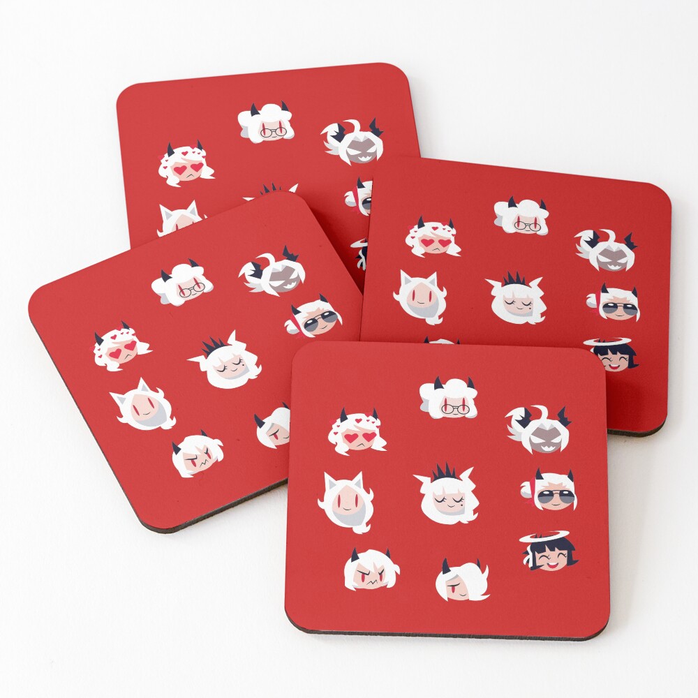 Item preview, Coasters (Set of 4) designed and sold by Migi-Desu.