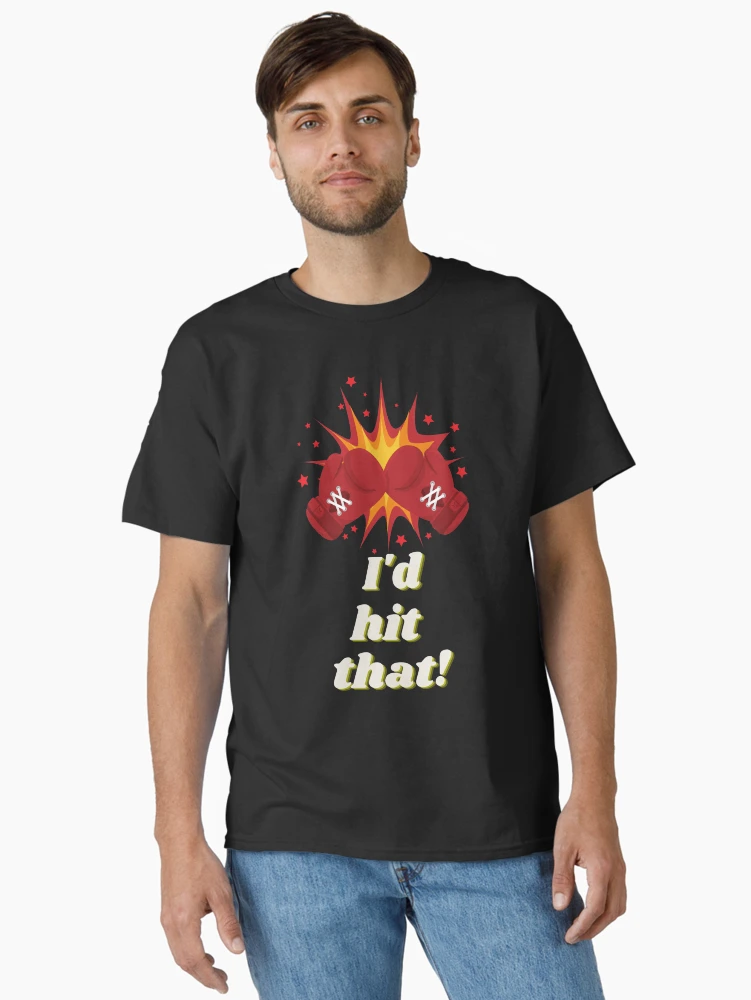 Aperçu 2 sur 7. T-shirt classique avec l'œuvre J'aurais frappé ça, hubie Halloween créée et vendue par Hey-Nice-Shirt.