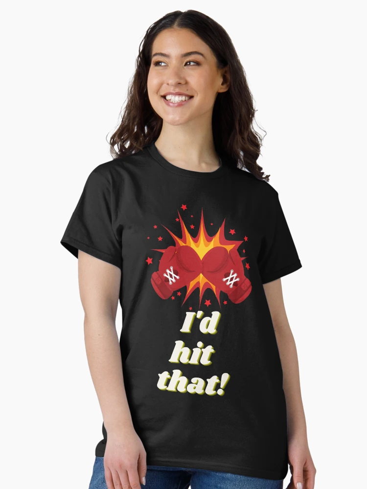 Aperçu 3 sur 7. T-shirt classique avec l'œuvre J'aurais frappé ça, hubie Halloween créée et vendue par Hey-Nice-Shirt.