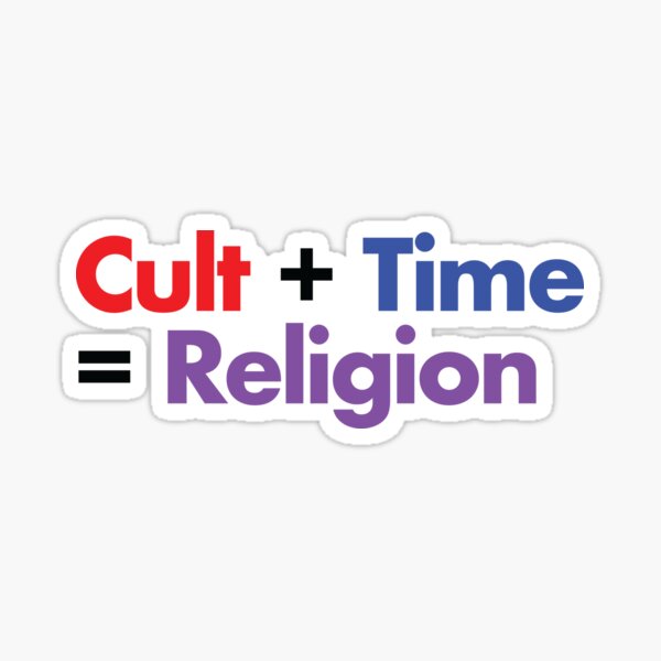 Artikelvorschau, Kult + Zeit = Religion | Atheismus entworfen und verkauft von andr0narak.