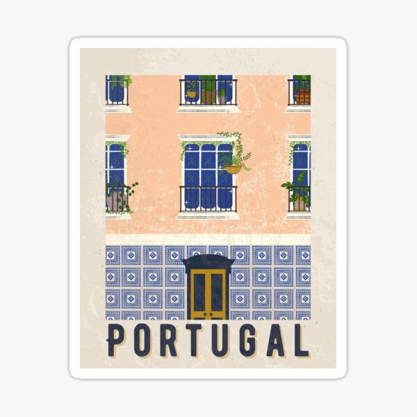 Aperçu de l'œuvre Affiche de voyage au Portugal créée et vendue par CaseHaus.