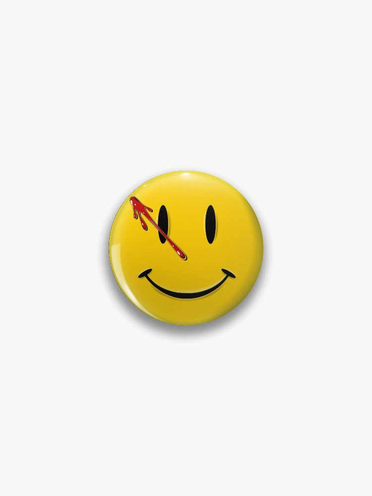 Aperçu 1 sur 3. Badge avec l'œuvre SMILEY DES VEILLEURS créée et vendue par T-paw.