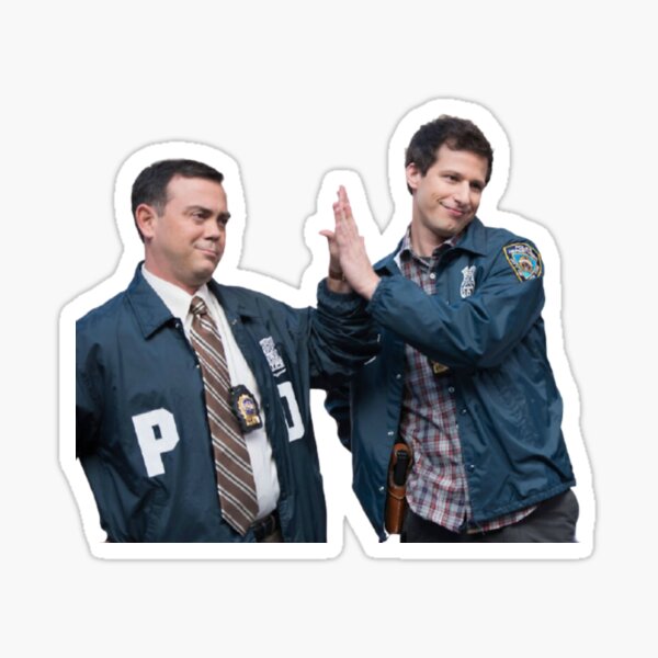 Aperçu de l'œuvre Jake Peralta et Charles Boyle créée et vendue par Brooklyn-99shop.