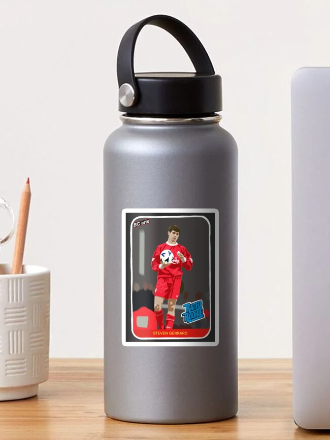 Thumbnail 1 of 3, Sticker, Liverpool Steven Gerrard Rookie Card Artwork designed and sold by thebcarts.