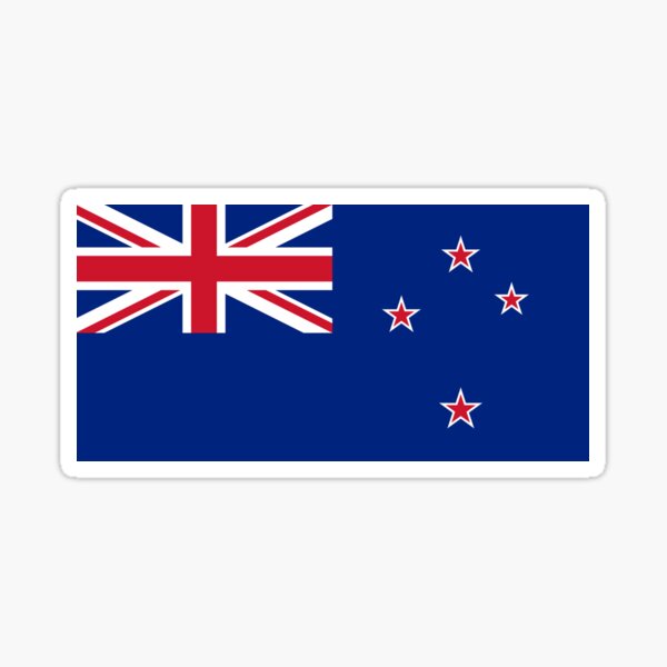 Artikelvorschau, Neuseeländische Flagge - NZ All Black T-Shirt Weltcup-Aufkleber entworfen und verkauft von deanworld.
