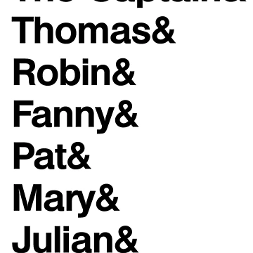 Imagen de la obra Fantasmas Personajes Helvetica de Jessblakemore