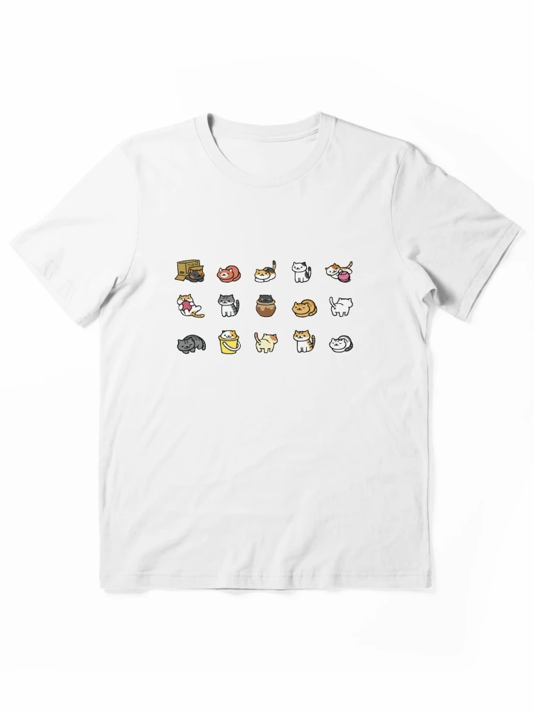 Thumbnail 1 von 7, Essential T-Shirt, Neko Atsume designt und verkauft von harmonks.