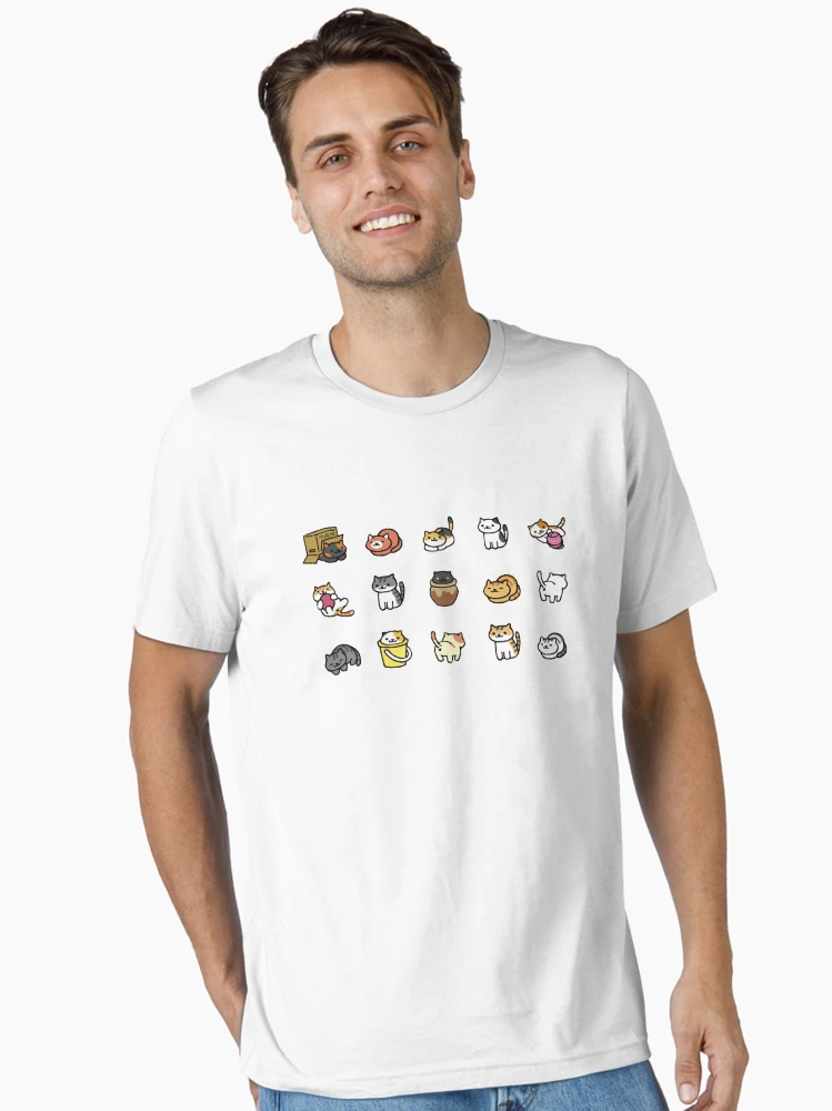 Thumbnail 2 von 7, Essential T-Shirt, Neko Atsume designt und verkauft von harmonks.