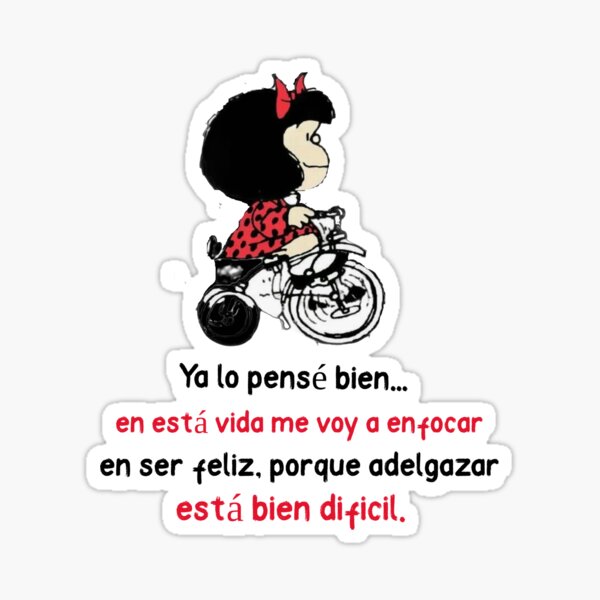 Item preview, Ya lo pensé bien ... Funny Mafalda designed and sold by Elena's Shop.