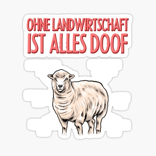 Artikelvorschau, Ohne Landwirtschaft ist alles doof Schaf Bauer entworfen und verkauft von redshirtz.