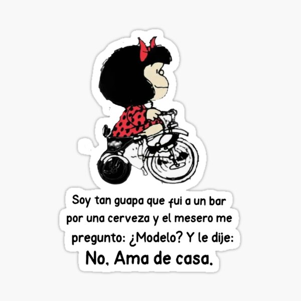 Item preview, Soy tan guapa que Mafalda Comics designed and sold by Elena's Shop.