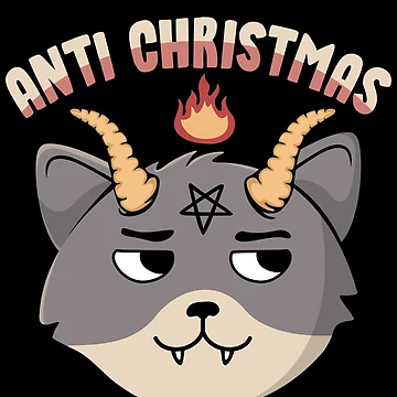 Artwork thumbnail, Anti Christmas Cute Satan by predatorart93