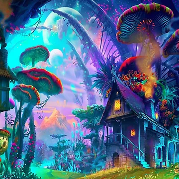 Artwork thumbnail, Psychedelic Space House Lost in Time by Xeuno