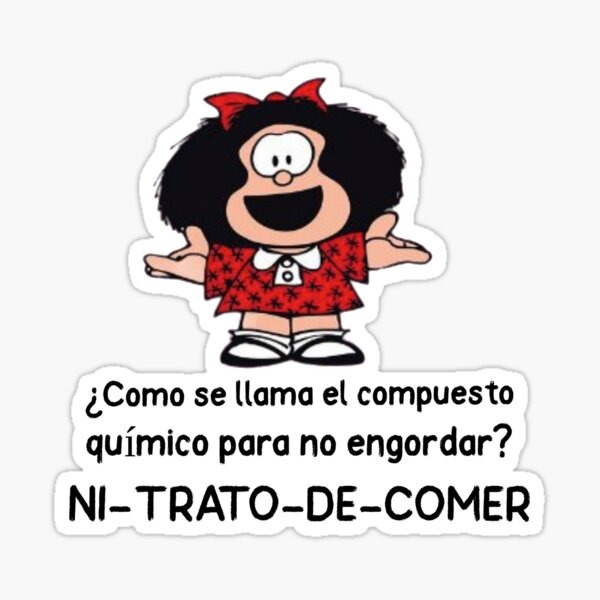 Item preview, ¿Como se llama el compuesto químico para no engordar? designed and sold by Elena's Shop.