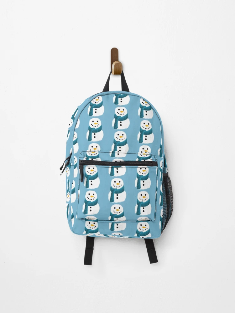 Thumbnail 1 of 3, Backpack, Snowman Smiles designed and sold by AlwaysHollyJo.