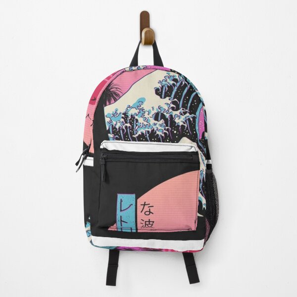 Item preview, Vaporwave Great Wave designed and sold by SickStreetwear.