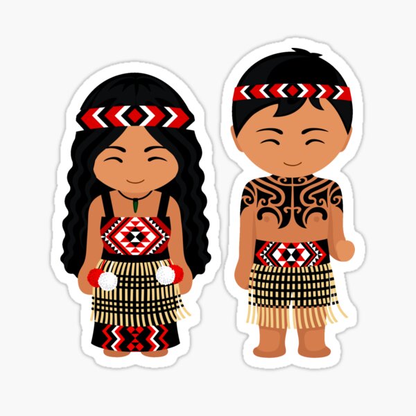 Aperçu de l'œuvre Enfants maoris créée et vendue par Aroha Designs.