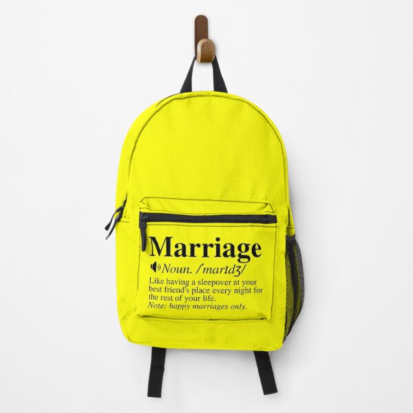 Item preview, Marriage: Like Having A Sleepover At Your Best Friend's Place Every Night For The Rest Of Your Life. Note: Happy Marriages Only. Funny Marriage Definition. designed and sold by mind-illusions.