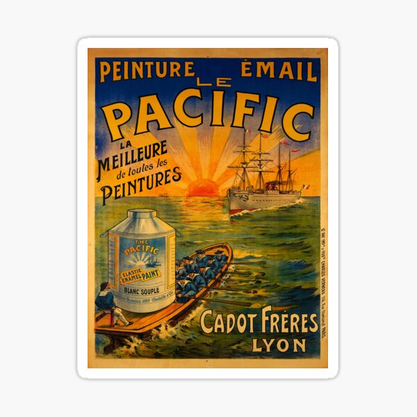 Aperçu de l'œuvre retro iconic Pacific créée et vendue par CorasPosters.