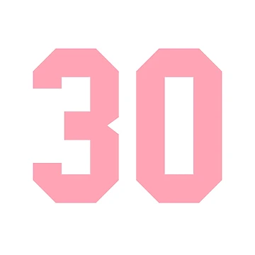 Artwork thumbnail, 30 Number Thirty Girls Jersey by elhefe