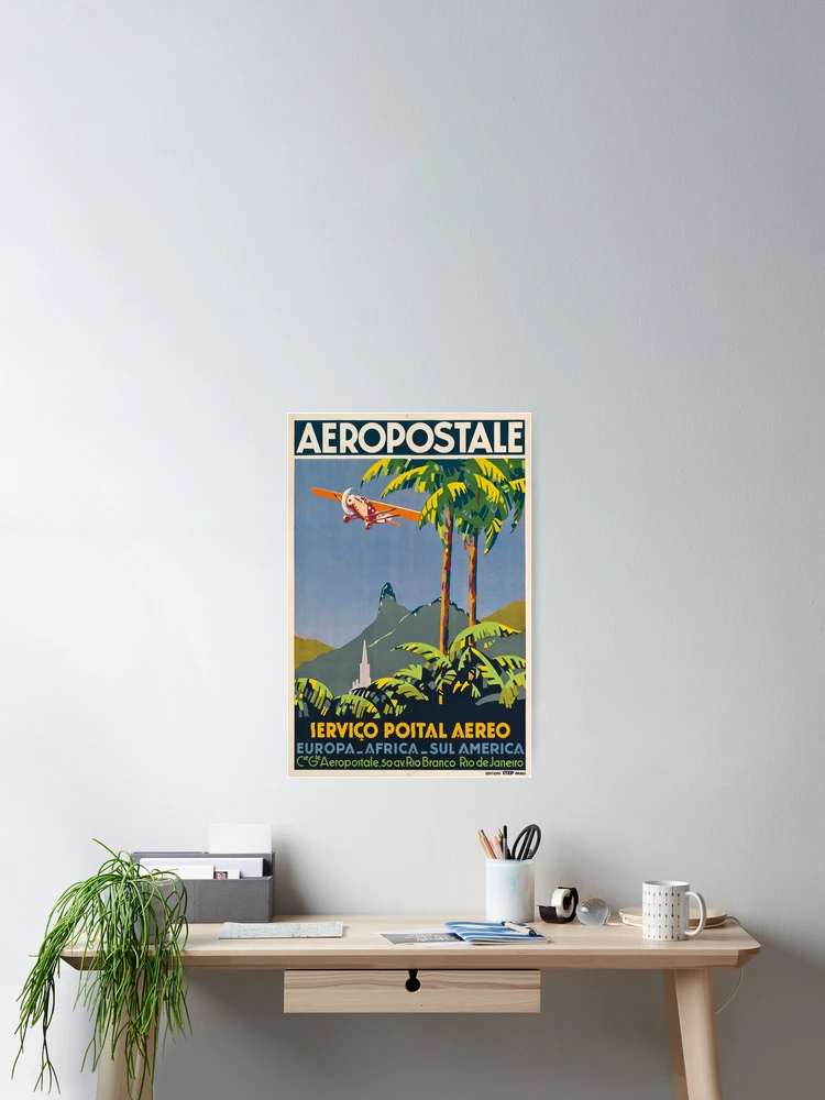 Thumbnail 2 of 3, Poster, retro classic Aeropostale poster designed and sold by CorasPosters.