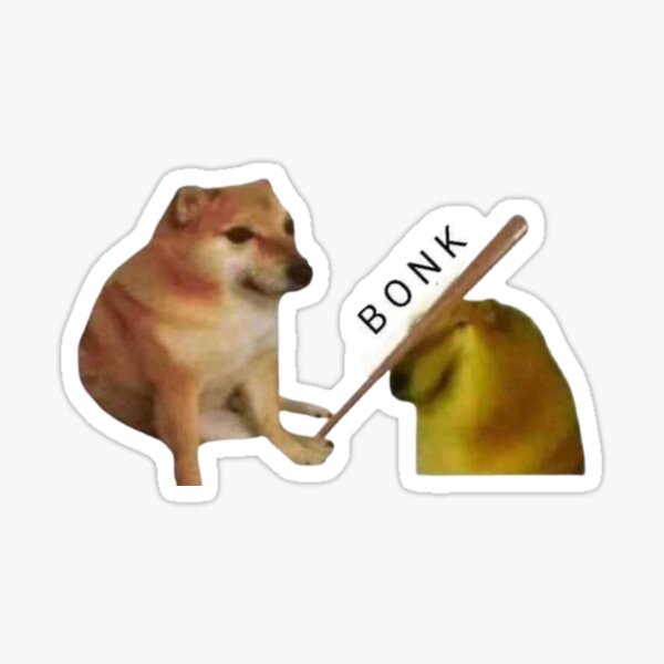 Aperçu de l'œuvre Bonk dog memes créée et vendue par Temakashi.