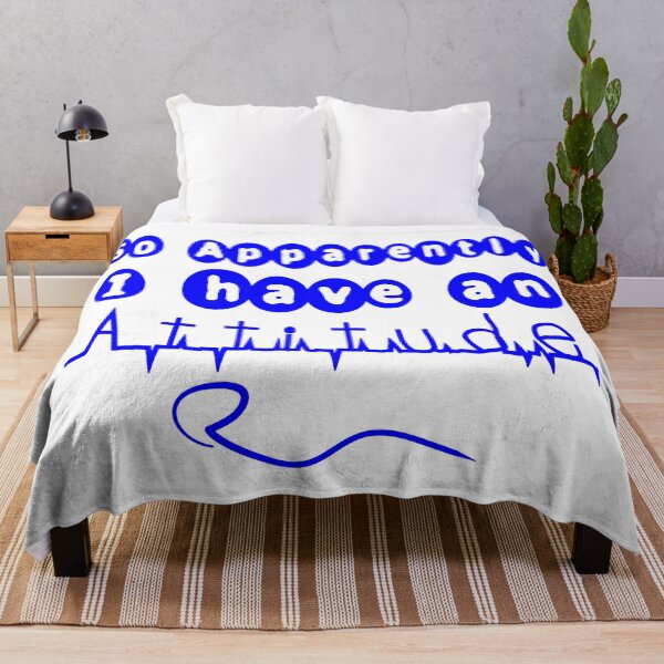Item preview, SO APPARENTLY I HAVE AN ATTITUDE FUNNY SARCASTIC designed and sold by Ralek.
