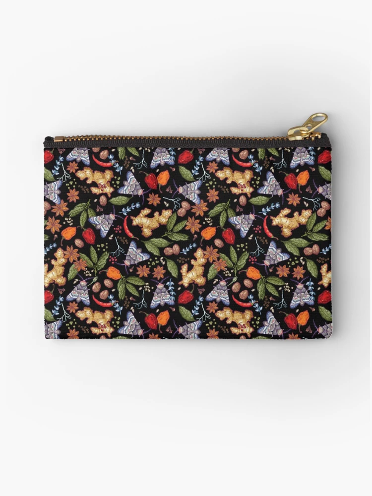 Thumbnail 1 of 4, Zipper Pouch, Wild spices designed and sold by smalldrawing.