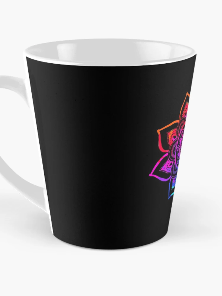 Thumbnail 3 of 4, Coffee Mug, Color gradient mandala designed and sold by Ami San.