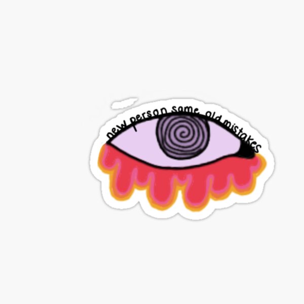 Artikelvorschau, neue Person gleiche alte Fehler entworfen und verkauft von SoundUpStickers.