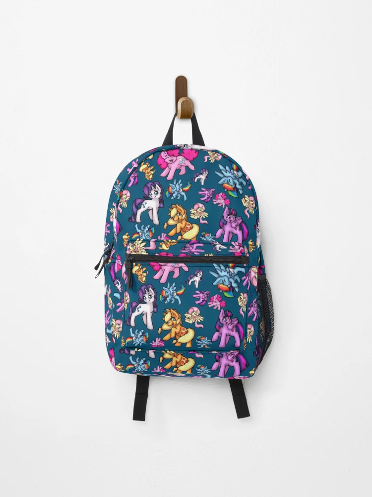 Thumbnail 1 of 3, Backpack, Patterned Ponies designed and sold by Moonbeamart.