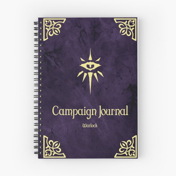 Item preview, DnD Campaign Journal - Warlock designed and sold by PatternTree.