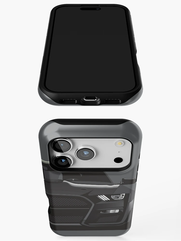 Imagen 3 de 4, Funda de iPhone con la obra Shelby GT 500 Shadow Negro, diseñada y vendida por toddeppe.