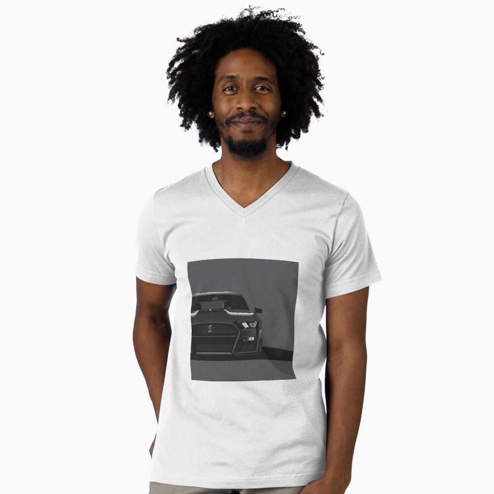 Vista previa del artículo con la obra «Camiseta de cuello en V», diseñado y vendido por toddeppe.