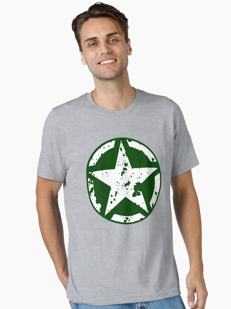 Thumbnail 2 von 7, Essential T-Shirt, Verzweifelter Armeestern designt und verkauft von WhatTheJeep.