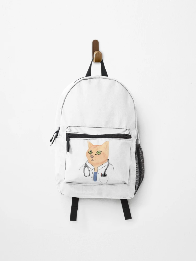 Thumbnail 1 of 3, Backpack, Dr. Cat designed and sold by cmwsparrow.