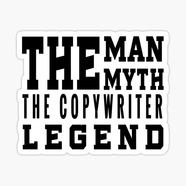 Item preview, El hombre, el mito, la leyenda del redactor designed and sold by design880.